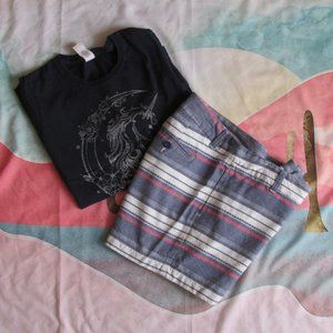 Striped Summer Shorts